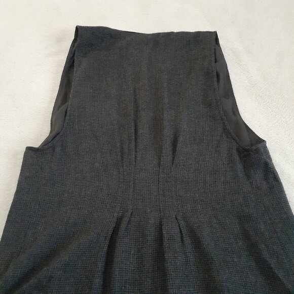 Free People Women's Size XS Gray Houndstooth Anas Button Vest Mini Dress - Picture 9 of 13
